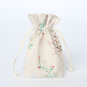 Everyday Drawstring Cotton Gift <b>Bags</b> Small <b>Bag</b> for Present Promotion Packaging & Printing Products - Product Image 5