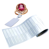 Étiquettes RFID UHF de haute qualité pour bijoux et autocollants adhésifs étanches compatibles NFC avec puce U9 pour la gestion des bijoux