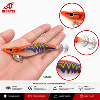 Échantillon gratuit : Nouveau style d'appâts de pêche en gros, phosphorescents aux UV, réalistes, pour crevettes et calmars, avec yeux rouges