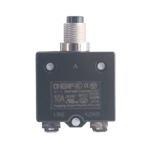 <span class=keywords><strong>Disjoncteur</strong></span> thermique CHENF 20A série S11 125-250V AC/50V DC <span class=keywords><strong>bouton</strong></span> poussoir réinitialisation manuelle boîtier en plastique 2 pôles surcharge thermique - Product Image 2