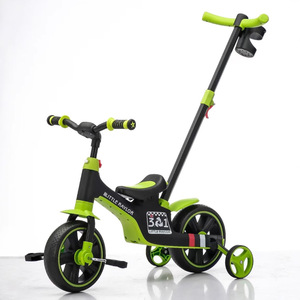 Bicicleta 6 en 1 para Niños Pequeños con Manillar de Empuje, Bicicleta de Equilibrio para Niños de 1 a 7 Años, Bicicleta Multifuncional para Bebés con Frenos - Product Image 1