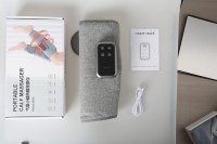 Masseur portable électrique à pression d'air pour les mollets, favorise la circulation sanguine et soulage les gonflements des jambes pour usage domestique