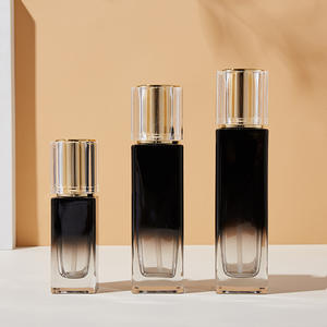 ขวดแก้วแบบปั๊มเซรั่มทรงสี่เห<span class=keywords><strong>ล</strong></span>ี่ยมขนาด100มล. 120มล. พร้อมฝาปิดสีทองสุดหรูขวดครีมสำหรับ<span class=keywords><strong>กลางคืน</strong></span>50ก. 30ก. - Product Image 2