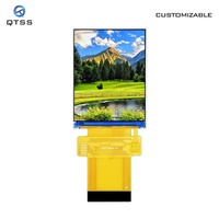 شاشة عرض LCD مقاس 2 بوصة من نوع QTSS TFT IPS مع لوحة لمس سعوية، بدقة اختيارية 480×640، واجهة MCU/SPI، لوحة تشغيل