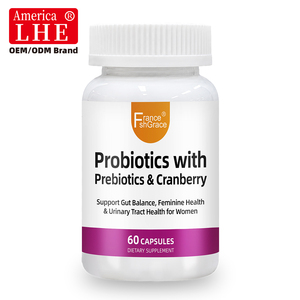 Vente en gros de probiotiques et prébiotiques Shecome, fabricant de produits pour la santé digestive et urinaire, 60 capsules de probiotiques et prébiotiques à la canneberge - Product Image 4