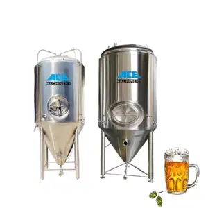 Tanque de fermentación cónico Ace 2000L Ss 304 para sistema de fermentación de cerveza