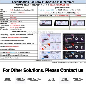 YZG 12.3 Inch 8 Core Carplay 64GB DVD Player Navigation Android <strong>GPS</strong> for BMW F15 F16 Android F15 <strong>X5</strong> 2013-2017 NBT EVO - Product Image 3