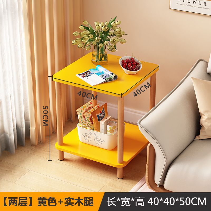 ขาไม้เนื้อแข็งสีเหลือง ขนาด 40x40