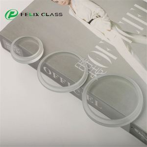Manufacturer Custom LED <b>Light</b> CNC Cutting Regular Round <b>Step</b> Transparent Tempered Cover Glass - Product Image 4