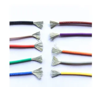 Fio de silicone flexível 22 awg od 1.7mm, fio de cobre estanhado