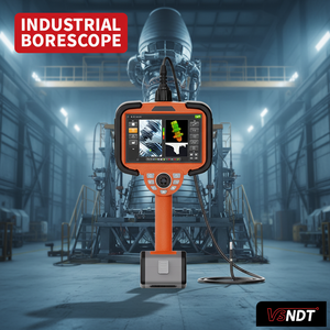 Vidéoscope 6 mm 3D pour la mesure des fissures, étanche IP67, endoscope industriel pour le <span class=keywords><strong>test</strong></span> des buses de moteurs de fusées - Product Image 1