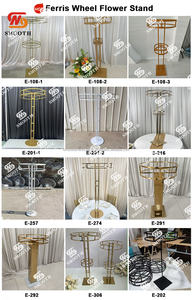 Nuevo Soporte de Flores Dorado para Bodas, Decoración de Mesa para Banquetes y Fiestas, Centro de Mesa - Product Image 4