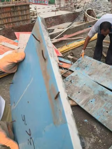 1220x2440x18mm màu xanh tái sử dụng 50 lần ván khuôn nhựa <span class=keywords><strong>PVC</strong></span> rắn tấm nhựa xây dựng cho bê tông - Product Image 4