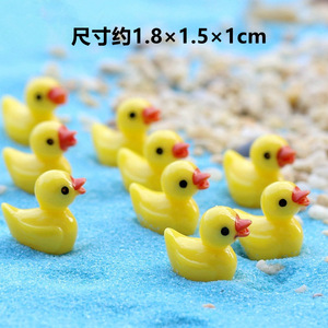 Miniatura de Pollo Amarillo para Paisajes en Miniatura, Material DIY, Decoración Ecológica para Botellas, Adorno de Jardín - Product Image 5
