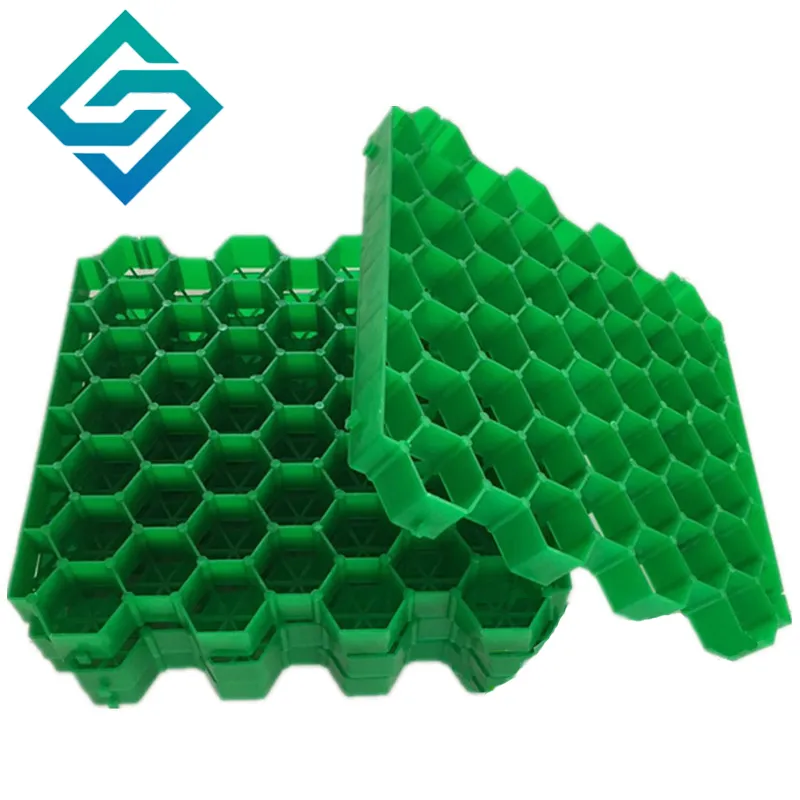 Honeycomb Gravel Garden Plant Grid Recycled Plastic Grass Grid