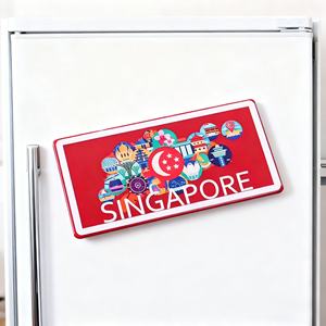 Imanes de Refrigerador de Metal y Hojalata al por Mayor, Diseños Personalizados, Imanes Decorativos Creativos de Aluminio para Refrigerador, Recuerdos Turísticos - Product Image 4