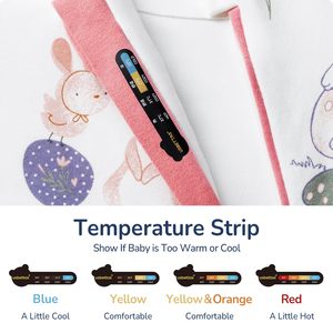 Saco de dormir Unisex de algodón cálido, saco de dormir transpirable con brazo desmontable para bebé, cremallera en la parte inferior para un <span class=keywords><strong>sueño</strong></span> seguro para recién nacido - Product Image 3