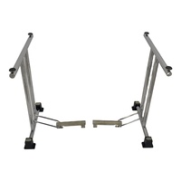 Pieds de table pliants de haute qualité pour buffet, en fer forgé, robustes et résistants, pour usage commercial