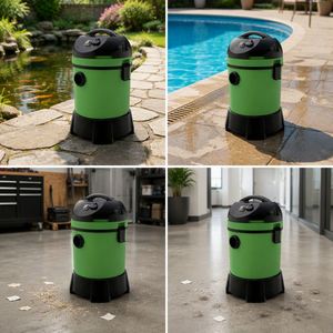 Nuevo Sistema de Limpieza de Piscinas Comercial Eléctrico con Aspiradora de Tambor, Función Húmedo/Seco, Filtro HEPA, Capacidad de 30L - Product Image 2