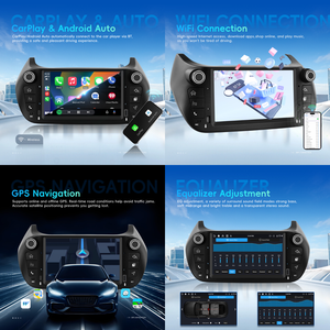 Podofo pour FIAT Fiorino 2008-2016 Autoradio Android 4+64G 1080P Écran Incell Carplay/Android Auto <span class=keywords><strong>sans</strong></span> fil GPS WiFi OEM ODM - Product Image 2