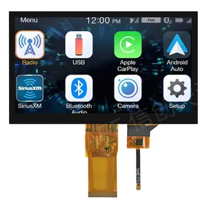 7 "дюймов 1024x600 IPS полный угол обзора интерфейсом RGB сенсорный экран TFT ЖК-экран с емкостный сенсорный экран