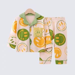 Nouveaux pyjamas pour garçons et filles en coton 100% chaud et respirant pour le printemps, l'été, l'automne et l'hiver, vente directe d'usine - Product Image 5