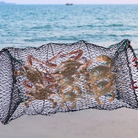 Newbility – filet de pêche pliable en Nylon, Cage à crevettes, piège à crabe, filet en fonte dia 25cm, 30cm, 33cm, 40cm, 45cm, 50cm, 60cm