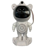 Lampe de nuit LED Astronaute BT, décoration d'intérieur, lampe rechargeable par USB avec bruit blanc, télécommande, projecteur d'étoiles