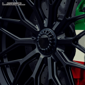 Jantes monobloc brillantes noires de 19, 20, 21, 22, 24, 26 pouces en 5x114.3, 5x112, 5x130 pour Ferrari 458, 990, Classe G, <span class=keywords><strong>Maclaren</strong></span> 720S - Product Image 6