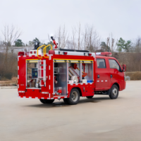 Nouveau Camion-citerne de Secours et de Lutte Contre l'Incendie Mini Dongfeng Tuyi DFAC, Direct Usine, Réservoir Diesel 850L, Transmission Manuelle 4x2