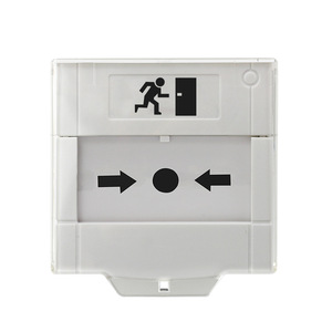 DPDT Double Contacts Réinitialisable Clé <span class=keywords><strong>de</strong></span> réinitialisation Bouton poussoir d'arrêt d'urgence Point d'<span class=keywords><strong>appel</strong></span> manuel - Product Image 3
