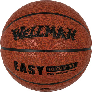 Ballon de basketball d'entraînement pour femmes, taille 6, en cuir PU avancé, logo d'équipe personnalisé, léger, respirant, résistant à l'eau - Product Image 1
