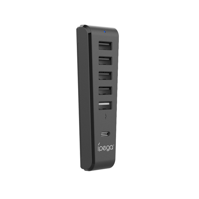 PG-P5S026 USB 2.0 HUB 6 in 1 Extender for PS5 Slim Extender Converter Adapter Game Accessories