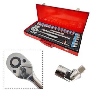 High Quality 24Pcs Cr-V <b>Ratchet</b> Wrench Set with 72-Teeth, Suitable for Industrial & Household Use - Product Image 6
