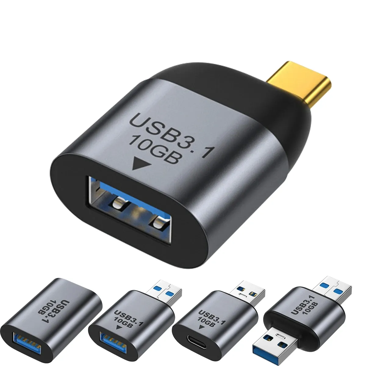 USB 3.1 범용 OTG 유형 C 어댑터 USB C 남성 USB/Type-C 휴대 전화, 노트북, 태블릿, 컴퓨터 용 USB 여성 인터페이스