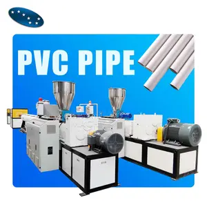 Automatische PVC-Doppelrohr-Produktion Doppelhohlraum-Extrusion maschinen linie mit günstigem Preis