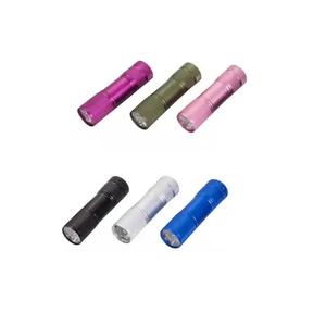 Mini Flashlight 9 <b>Led</b> Aluminum Body AAA <b>Battery</b> <b>Powered</b> White <b>Light</b> Daily Carry Camping Torch JD 11801 - Product Image 2