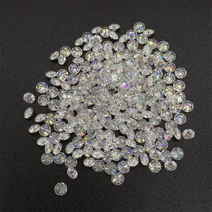 Factory Direct Sale Wholesale Price Good Quality Loose Moissanite with GRA Round Brilliant Cut Moissanite Diamond