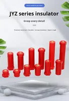 Isolateur hexagonal rouge JYZ en gros, support de barre omnibus, isolateur de poteau, pour borne de recharge de véhicules électriques et stockage d'énergie, OEM