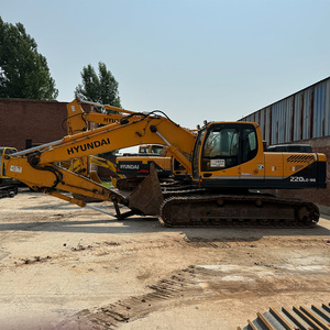 รถขุดไฮดรอลิกแบบตีนตะขาบ Hyundai R220LC-9S มือสอง น้ำหนัก 22 ตัน ของแท้จากเกาหลี ปี 2022 ชั่วโมงการใช้งานต่ำ เครื่องยนต์และลูกปืนสภาพดี - Product Image 6