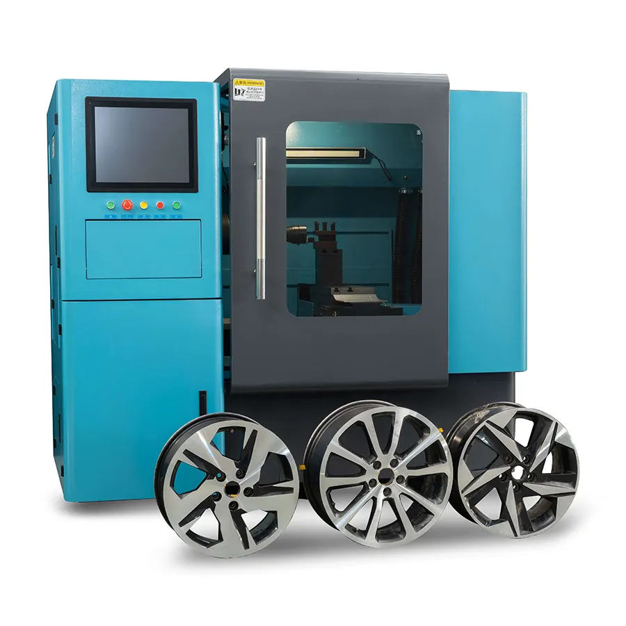 Max wheel repair 24 inch equipment alloy mag wheel repair machine Gubot laser scanner automatic cnc lathe