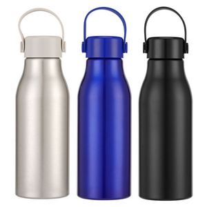 Bouteilles d'eau en aluminium personnalisées avec logo promotionnel pour événements en plein air, articles de sport en métal pour la randonnée et le cyclisme - Product Image 1