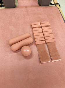 Male and Female Silicone Dumbbell Straight Handle Mode <b>Free</b> <b>Weight</b> Home Exercise Pilates Fitness Wrist Strength Training - Product Image 3