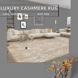Alfombra moderna de Cachemira sintética de lujo 2025, Alfombra de poliéster antideslizante gruesa suave, cómoda, sala de estar lavable para, máquina para el hogar - Product Image 2