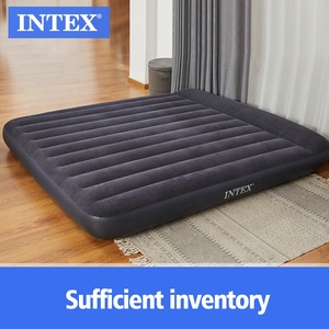INTEX 66127 USB Stripe Flocage <span class=keywords><strong>Personne</strong></span> Seule 99CM Oreiller Repos Classique Airbed <span class=keywords><strong>Avec</strong></span> Oreiller Intégré Tente Camping Air <span class=keywords><strong>Matelas</strong></span> <span class=keywords><strong>Lit</strong></span> - Product Image 5