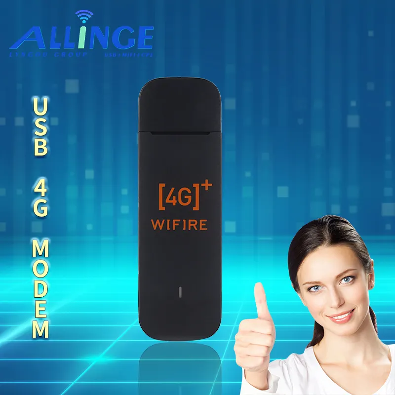 ALLINGE HMQ299 4G SIM kart Usb Dongle E3372-153 mobil WiFi Router 150Mbps Wifi Modem