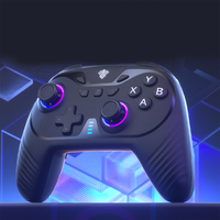 Control Inalámbrico para Nintendo Switch/PC/Android con Joystick de Efecto Hall, Giroscopio de Seis Ejes y Luz RGB