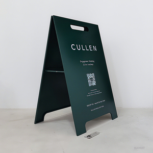 Quảng cáo cửa hàng phía trước dấu hiệu ngoài trời vỉa hè bảng bánh sandwich đường phố kim loại dấu hiệu sàn đứng một dấu hiệu khung - Product Image 3