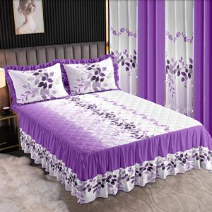 Parure de lit 7 pièces For America Designs, taille King, 100 % polyester, imprimé floral de luxe - Product Image 3