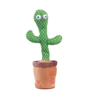 Penjualan terlaris mainan kaktus Sunny bernyanyi ulang berbicara, Lagu untuk bayi menari kaktus 120 buah